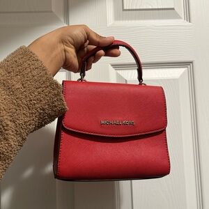 Michael Kors Mini crossbody Bag in Bold Red